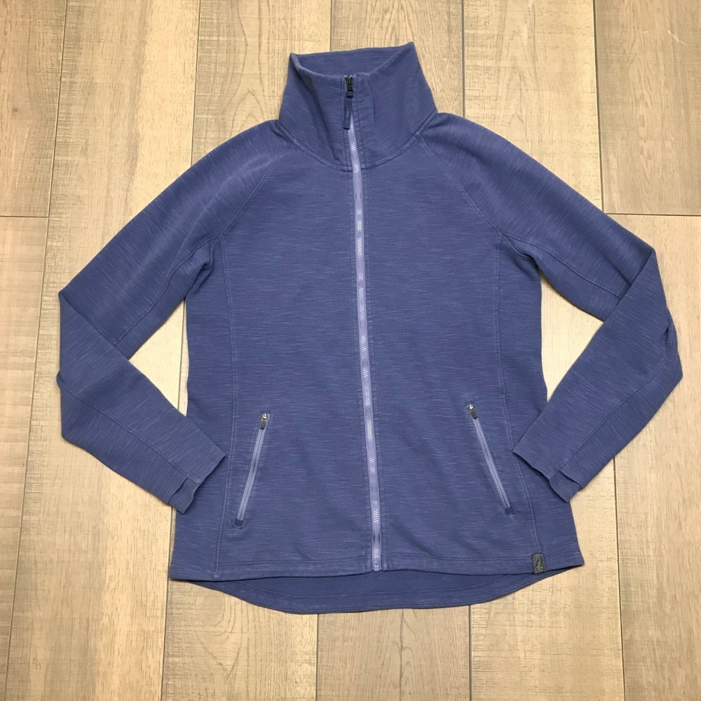 L.L. Bean Jacket Womens Size M Purple Zip‎ Casual Cozy Cabin Core Lightweight